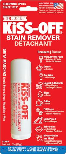 GENERAL PENCIL Kiss-Off Stick détachant universel pour Artiste Blanc/Rouge