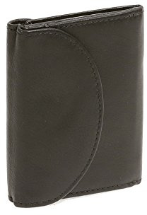 LEAS Minibörse Echt-Leder, schwarz Mini-Edition