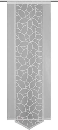 Home fashion Schiebevorhang, Polyester, Weiß, 160x57 cm