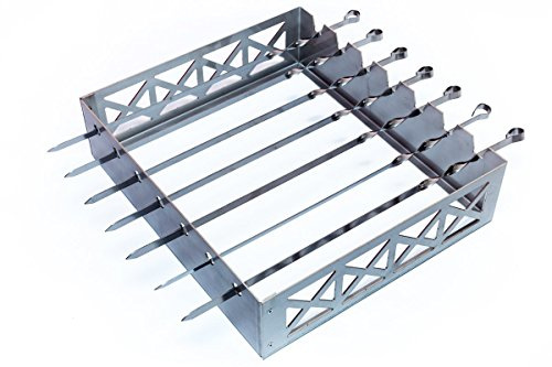 Mangal Set de 8 brochettes non 7 400 x 350 mm