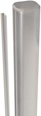 Zaun Pfosten System WPC basic silber für erdverbau 298cm - Sichtschutzzäune Sichtschutzwand Gartensichtschutz Balkonsichtschutz Winschutz Sichtschutzwand für Garten und Terasse Blickschutz für Balkon Sichtschutzwände Sichtschutzwände, WPC Sichtschutz aus Kunststoff pflegeleicht