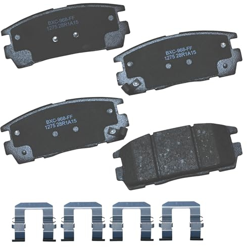 Bendix Premium SBC1275 Ceramic Rear Brake Pads for Chevrolet Captiva Sport 2015-2008, Equinox 2017-2007, GMC Terrain 2017-2010, Pontiac Torrent 2009-2007, Saturn Vue 2010-2008, Suzuki XL-7 2009-2007