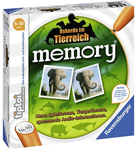 Ravensburger tiptoi 00519 - Spiel: memory® Rekorde im Tierreich