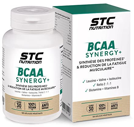 STC Nutrition BCAA Synergy+ 120 Capsules
