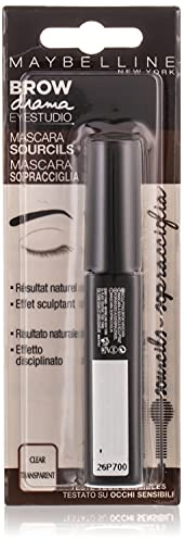 Maybelline Brow Drama Transparent máscara para cejas Transparente - Máscaras para cejas (Transparente, Transparent, 56 mm, 20 mm, 157 mm, 25 g)