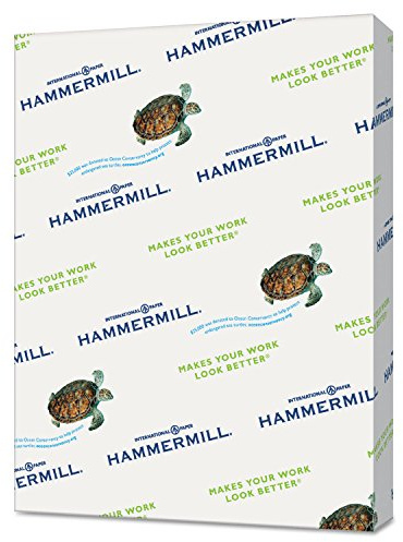 Hammermill papel, colores azul, 20lbs, 8,5 x 11, carta, 5000 hojas/resma caso (103309 C), fabricado en los Estados Unidos, color crema Letter - 8.50 x 11; Cream