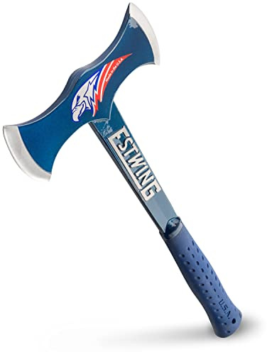 ESTWING Double Bit Axe, 38 oz Blue Splitting Axe, E6-DBA
