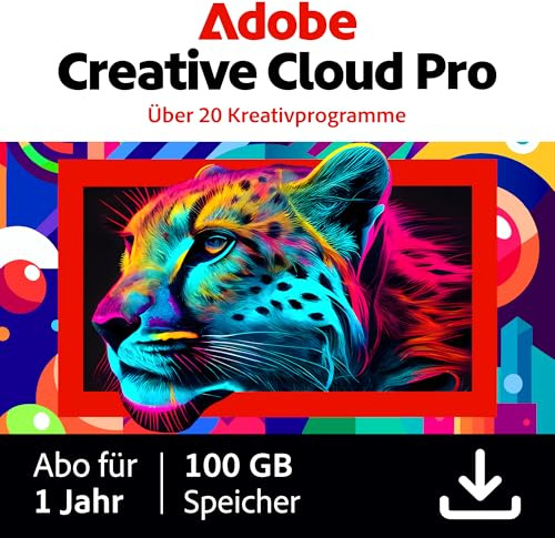 Adobe Creative Cloud Pro | Grafik Design | Gen AI | PC/Mac| Digital Download