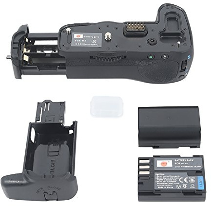 DSTE Pro D-BG5 Poignée d'alimentation Verticale + 2 D-LI90 pour Appareil Photo numérique SLR Pentax K-3 K3