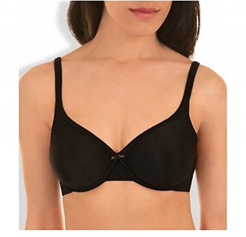 Playtex Reggiseno Incrocio Criss Cross Allure con Ferretto Art 6393 6394 dalla 34 - IT 3 alla 42 IT 7 Coppe B C D (42 B - IT 7 B, Nero)