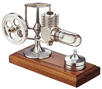 Stirlingmotor Alu montiert