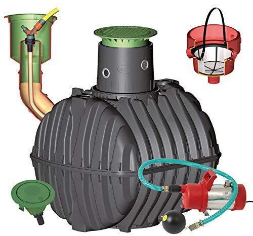 Carat 3750 L Garten-Komfort - Graf Erdtank-Paket begehbar