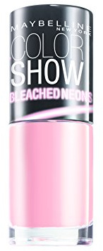 Maybelline New York Color Show Bleached Neon's Nail Lacquer Number 242, Coral Heat 7 ml