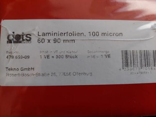 dots Laminierfolien 6,0 x 9,0 cm