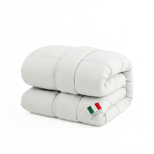 Italian Bed Linen Prestige Winter Duvet White, Small Double, 200x200cm (II-PR-bianco-1PM)