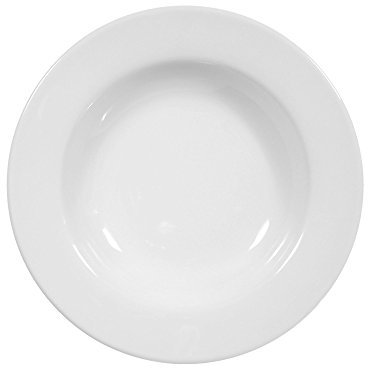 Seltmann Weiden Suppenteller 23 cm Fahne 6 Stück Rondo Weiss Uni 7