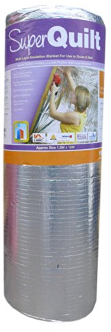 Superquilt 1500mm x 10m x 40mm Multi-Layer Insulation Blanket for Use in Roofs