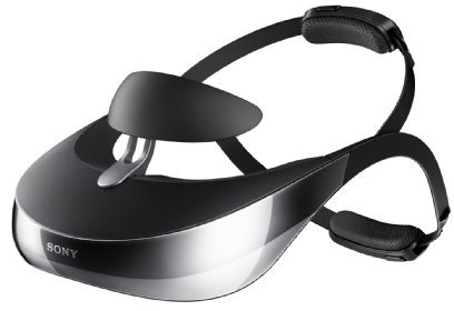 Sony HMZ-T3W Personal 3D Viewer Twin OLED HD Screens Virtual 7.1 - Black