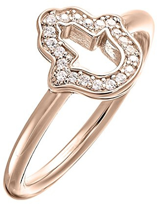 THOMAS SABO Damen-Ring 925 Sterling Silber 750 roségold TR2076-416-14