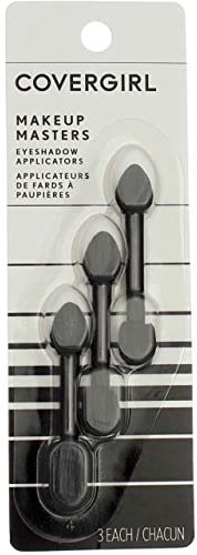 CoverGirl Makeup Masters Eyeshadow Applicators 3 ea (Pack of 4)