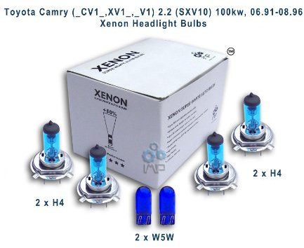 Effetto auto fari allo xeno H4 H4 W5 W, 6-pack