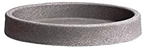 hydroflora 63003190 Nicoli – Sottovaso per Vaso Atlas, Rotondo Diametro 48,5, Altezza 5,3 cm, Grigio Cenere Opaco