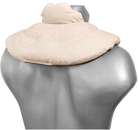 Neck Pillow Ecru/Nature Currant Seeds | Neck Warmer | Microwave Oven | hot and Cold