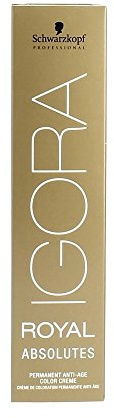 Schwarzkopf IGORA Royal Absolutes Permanent Anti-Age Color Creme 5-70 hellbraun kupfer natur, 1er Pack (1 x 60 ml)