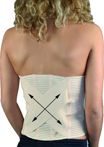 Hydas Orthopädischer Bauch- und Rückenstützgürtel, Größe 2 (bis 125cm Umfang)