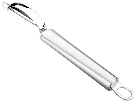 Lacor 62688 - Pelapatatas P Luxe Acero Inoxidable - Menaje Profesional | En acero inoxidable, para un uso práctico y profesional en cocina; ideal para cocina profesional y uso diario en casa