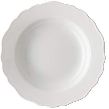 Hutschenreuther Maria Theresia Weiss Suppenteller 23 cm Fahne