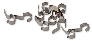 12 Weck Jar Stainless Steel Clips/Clamps - Suitable for 6 Jars