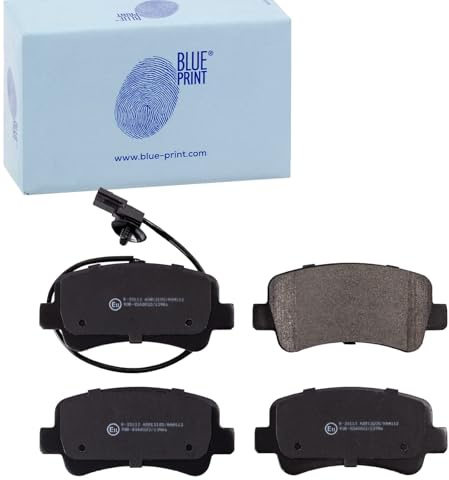BLUE PRINT Kit pastiglie freni Posteriore Con contatto segnalazione usura ADN142154