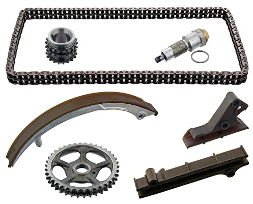 febi bilstein 36592 Steuerkettensatz für Nockenwelle, mit Gleitschienen und Kettenspanner, 1 Stück | Kompatibel mit: MERCEDES-BENZ 124 Stufenheck, 124 T-Model, 190, C-CLASS, E-CLASS, E-CLASS, E-CLASS T-Model, E-CLASS T-Model