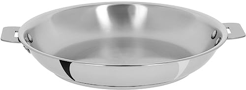 Cristel - P28QMP- Poêle inox 28cm sans poignée amovible - Collection Casteline