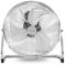 TROTEC Ventilatore da Pavimento TVM 18-100 Watt, Angolo di inclinazione 110°, 3 Livelli, Ø 45 cm, Supporto antiribaltamento, Silenzioso, Argento