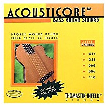 Thomastik strings for acoustic bass phosphor bronze with nylon core set AB345 5-string (G, D, A, E, B)