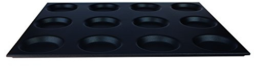 Pentole Agnelli COSA183/S12 Teglia Gastronorm Antiaderente 12 Stampi, Alluminio, 53 x 65 cm