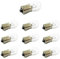 CARALL 10 piezas de bombilla halógena 24V para camión (S25 BA15S P21W 24V 21W)