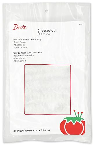 Dritz Cheesecloth Fabric Food Grade #10-36 in x 6 yd, White