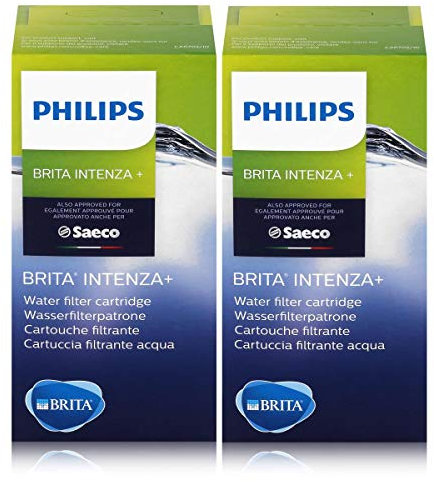 Saeco Intenza+ Filtro de Agua de BRITA Water Technology, Cartucho, Pack de 2