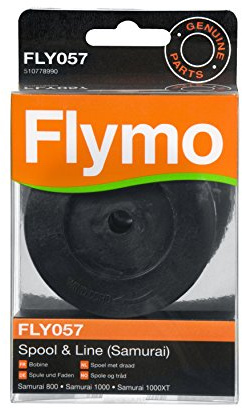 Flymo FLY057 Double Line Spool and Line to Suit Samurai 800/1000/1000XT - Black