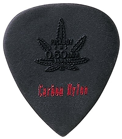 Pickboy Plektrum für hi-modulous, Reefer Plektrum, Carbon/Nylon, 0,60 mm, 10 Plektren
