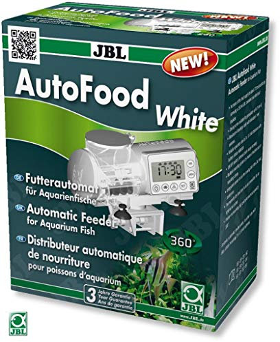 JBL AutoFood 60616 Futterautomat für Aquarienfische, Weiß, 4 Stück (1er Pack)