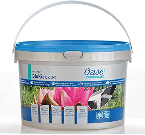 Oase 50939 AquaActiv BioKick 1,9 kg (2 l) - Teichbakterien, Starterbakterien für Teichfilter, für Fischteich Gartenteich Schwimmteich, für Teiche bis max. 100m³