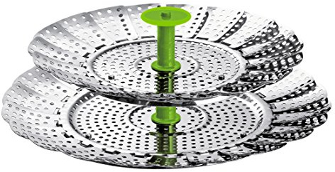 Kuhn Rikon 2-in-1 Steamer, 5.5-Inch to 9.5-Inch