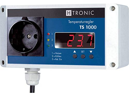 H-Tronic 4485 1 11 44 85 TS 1000 Temperaturschalter-55-850°C 3000W, weiß, blau, schwarz