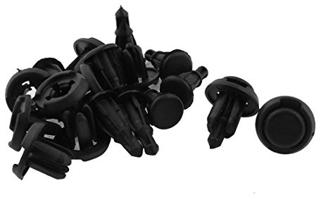 sourcing map 10 Stück Plastik Befestigungsclips Für Kotflügel Stoßstange | 10mm, Für Tür, Für Seitenschweller, Für Auto, Für Motorrad, Für LKW, Schrauben, Nieten, Kein OEM, Nur Zubehör