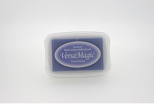 Tsukineko VersaMagic Stempelkissen - Violett, Fruit Cocktail - Groß - Wasserbasis - Lufttrocknend, Dekkend - Embossing - für Dünnes Papier