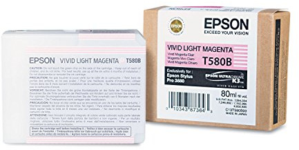 Epson T580B Tintenpatrone Singlepack vivid hell magenta